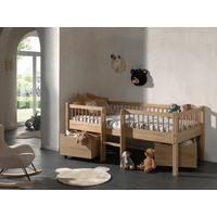 Spielbett Forrest Eichefarben 90x200cm - Eichefarben/Naturfarben, MODERN, Holz (90/200cm) - Vipack