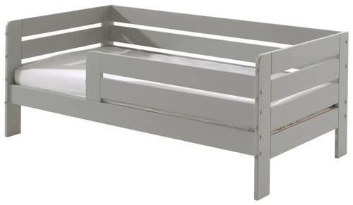 Kinder-/Juniorbett Grau lackiert 70x140 cm - Naturfarben/Grau, MODERN, Holz/Holzwerkstoff (70/140cm) - MID.YOU