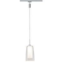 Schienensystem Urail Hängeleuchte 94998 Klarglas - Chromfarben/Klar, Design, Glas/Metall (158cm) - Paulmann