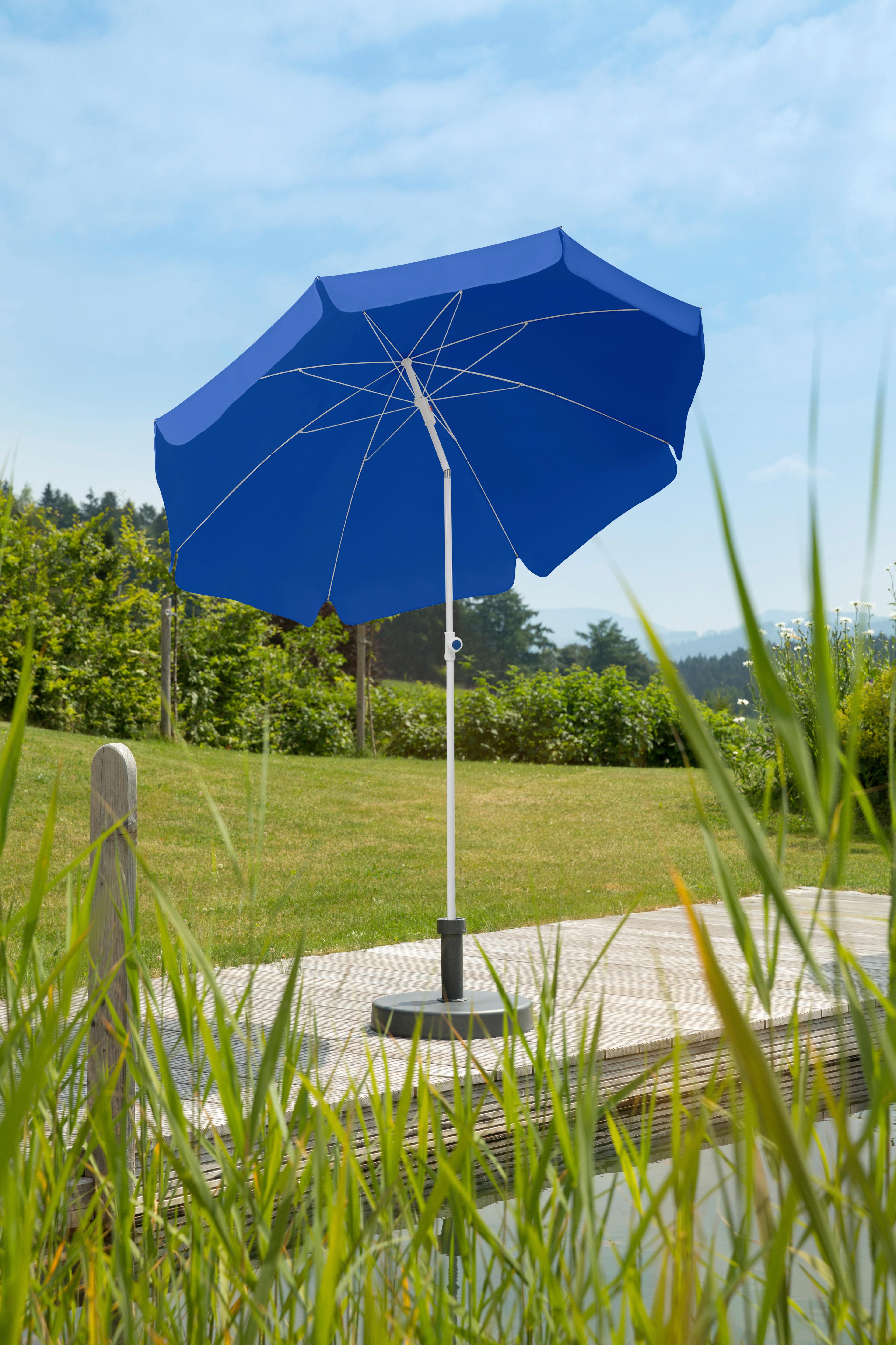 Sonnenschirm 200x215x200 cm Blau