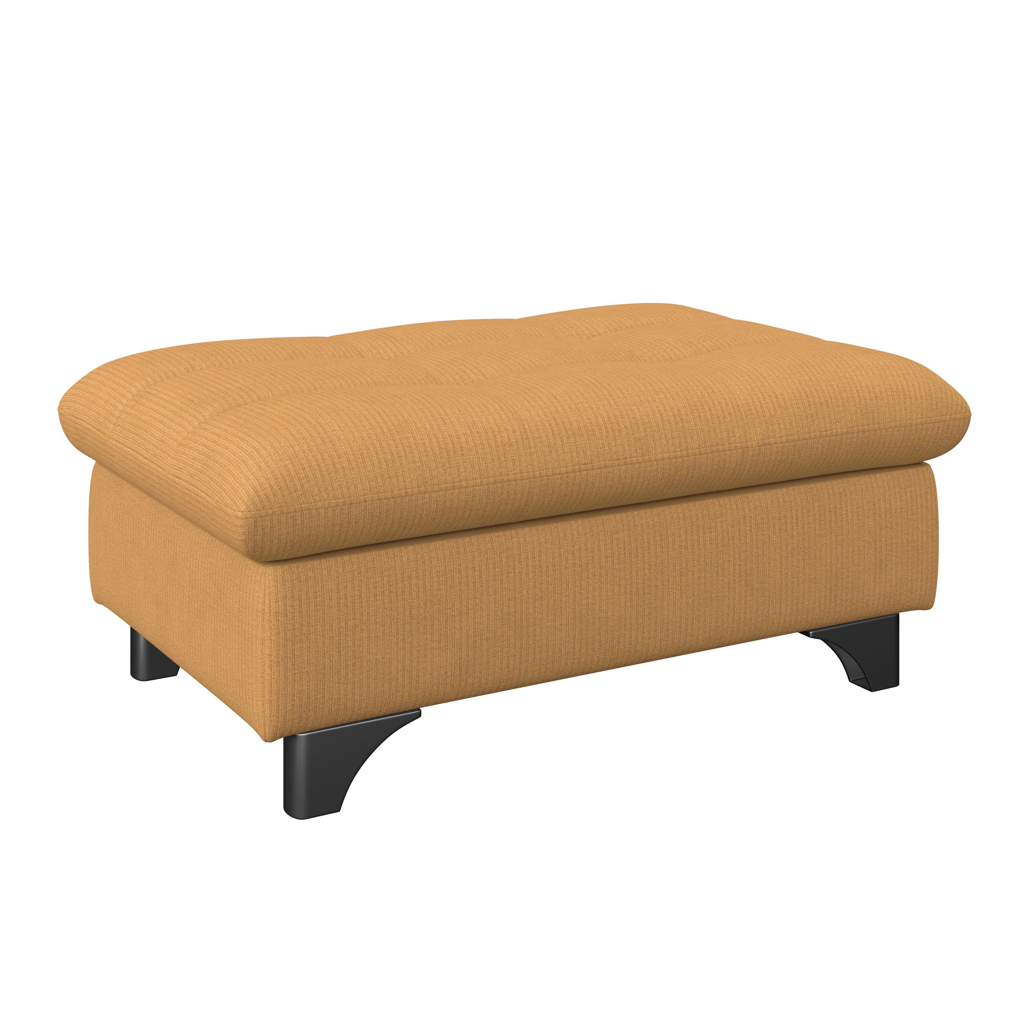 Hocke Gemini Goldfarben, B: 108cm - Chromfarben/Goldfarben, KONVENTIONELL, Textil (108/46/108cm)