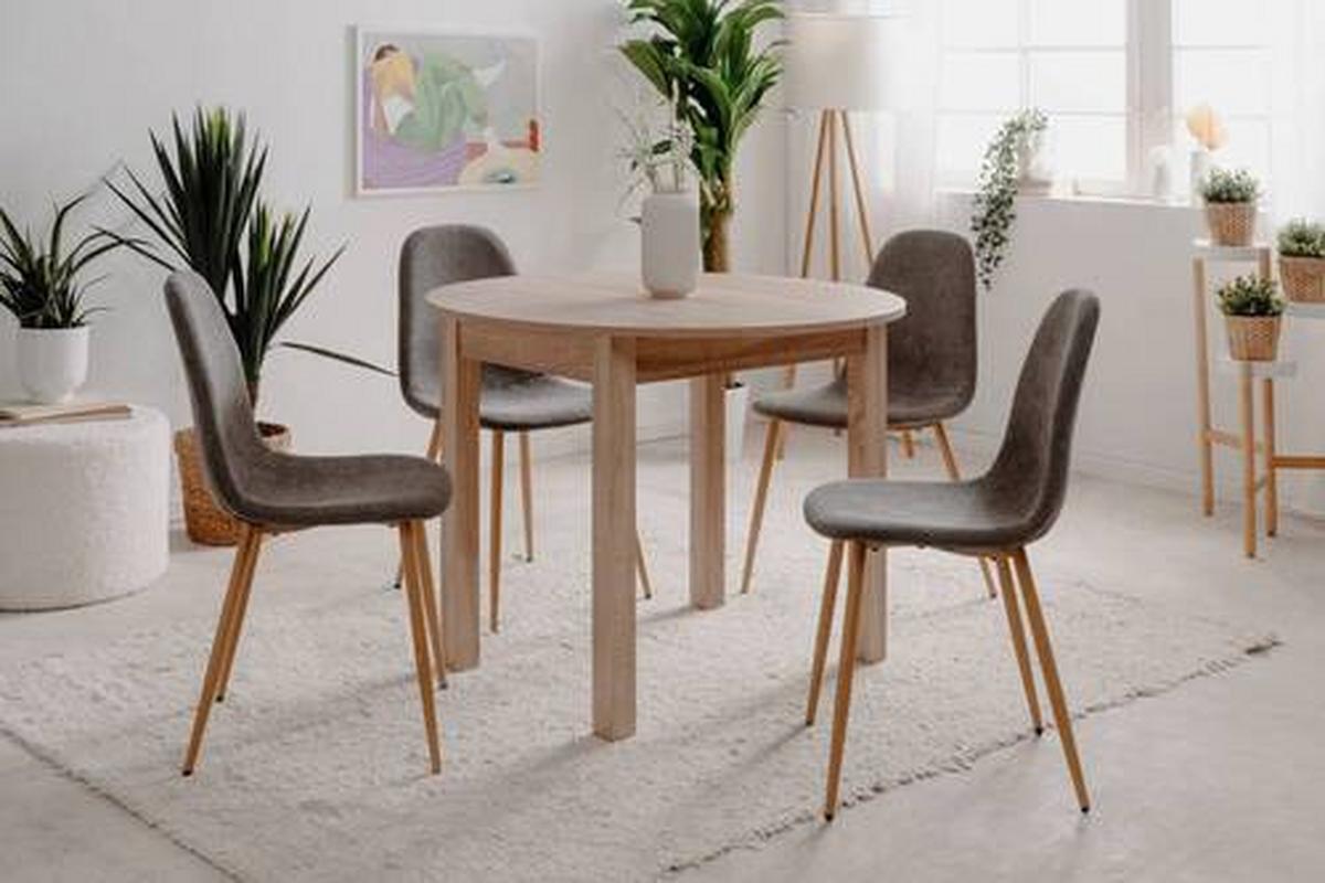 Esstisch Coburg 100 - Sonoma Eiche, Basics, Holzwerkstoff (100/75cm) - MID.YOU
