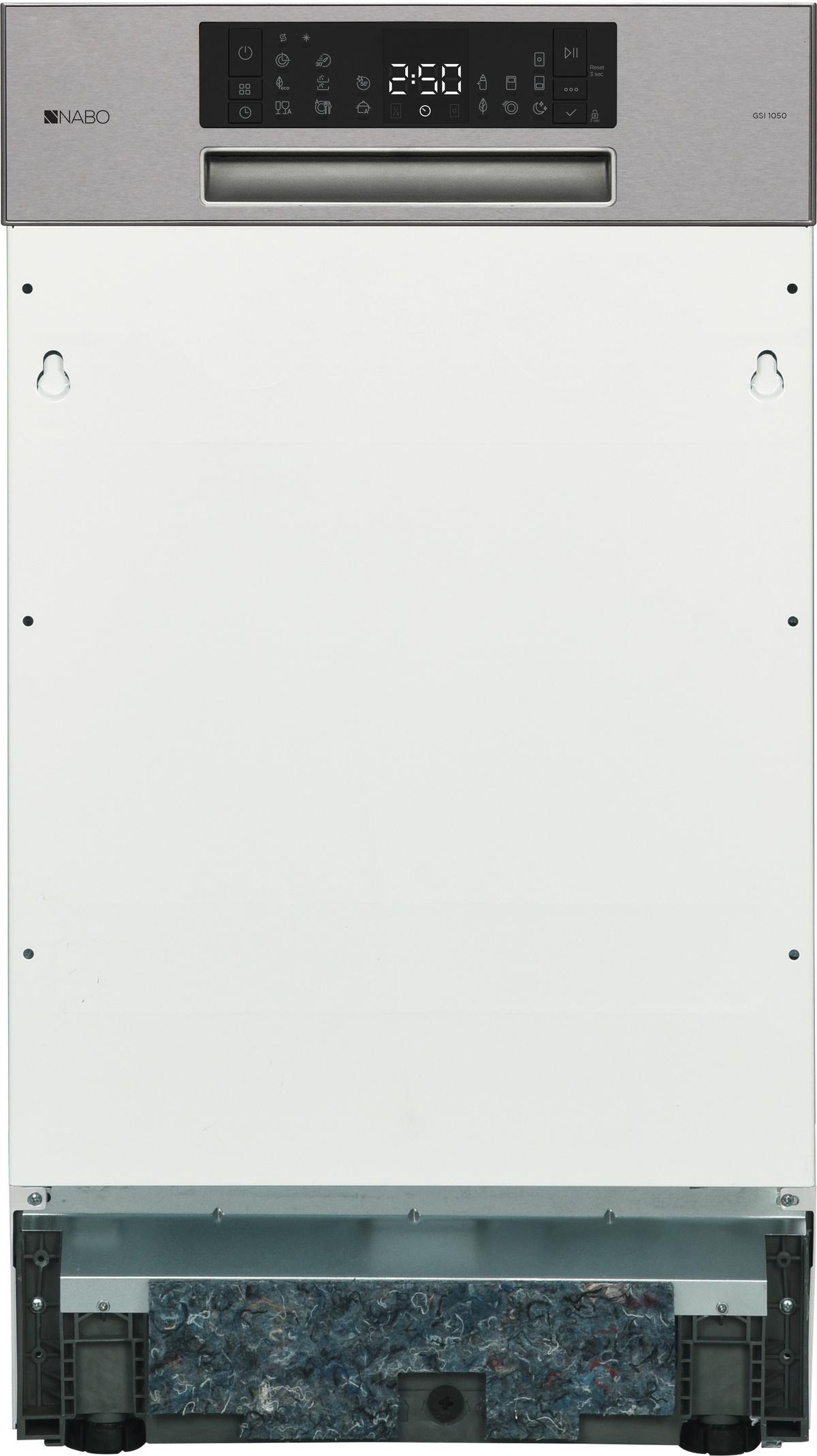 Geschirrspüler Nabo Gsi 1050 Silberfarben - Silberfarben, Basics, Kunststoff/Metall (44,7/81,2/57,1cm) - Nabo