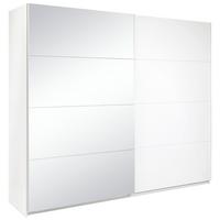 SCHIEBETÜRENSCHRANK Viva Weiß Hochglanz B: 250cm - Weiß Hochglanz/Weiß, MODERN, Holzwerkstoff (250/210/62cm) - P & B