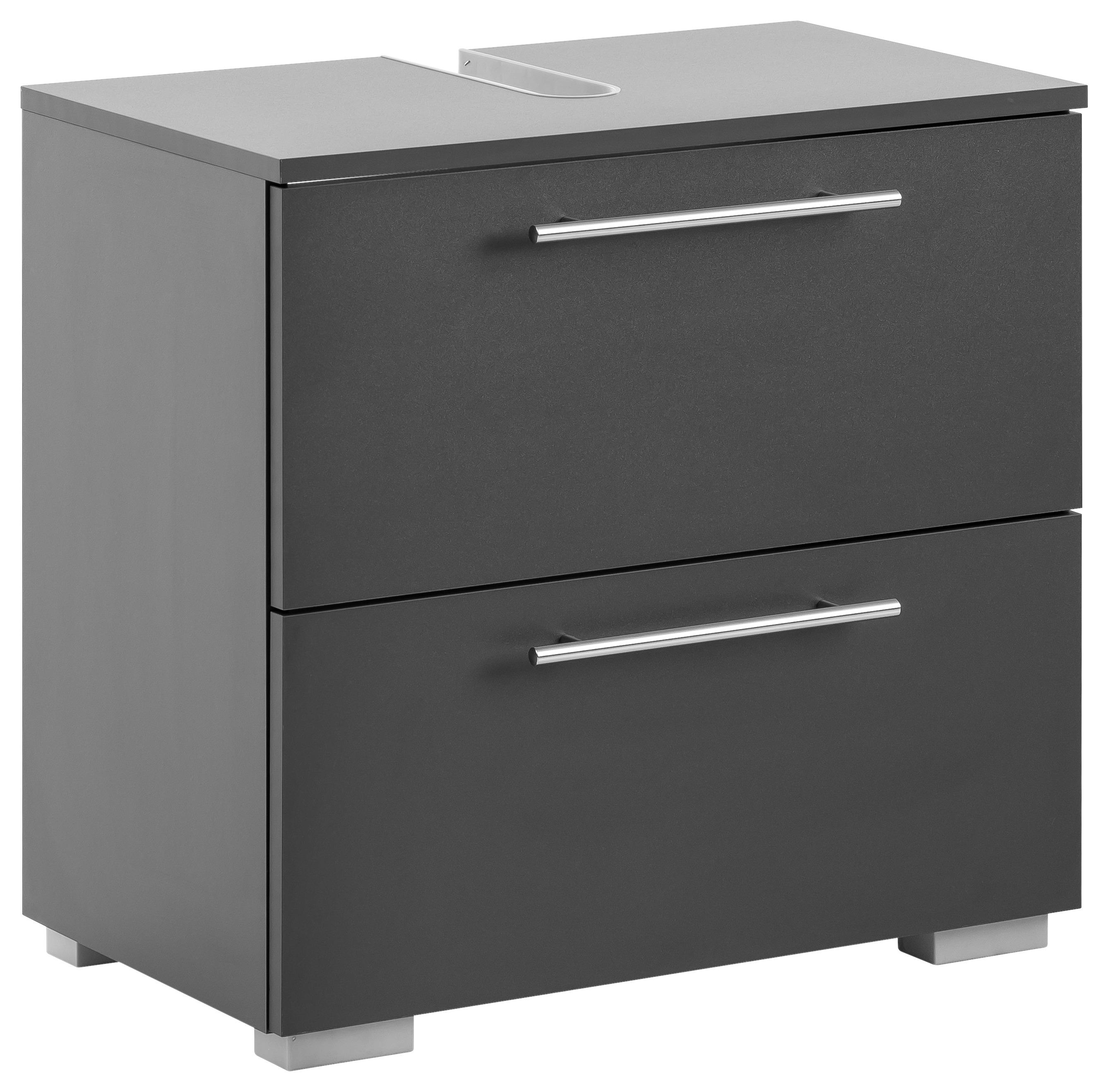 MID.YOU Waschbeckenunterschrank Carlos B: 60,2 cm Anthrazit