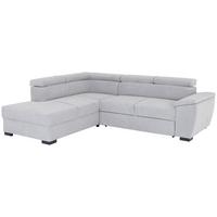 Ecksofa Athen - Schwarz/Grau, Basics, Textil (220/266cm)