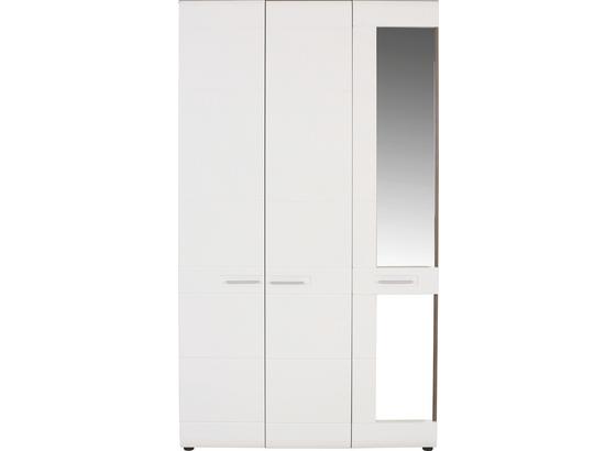 Ruhásszekrény Avensis - fehér, modern, fa (120/206/60cm) - LUCA BESSONI Ruhásszekrény Avensis - fehér, modern, fa (120/206/60cm) - LUCA BESSONI
