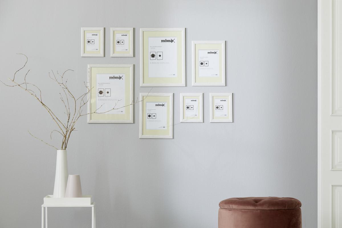 RÁM NA OBRAZY Anna 21x30 cm - biela, kompozitné drevo (21/30cm) - Modern Living