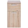 Unterschrank Mit Soft-Close Fresh B: 40 cm Eiche Artisan - Weiß/Eiche Artisan, KONVENTIONELL, Holzwerkstoff (40/79/38,5cm) - Ondega