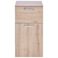 Unterschrank Mit Soft-Close Fresh B: 40 cm Eiche Artisan - Weiß/Eiche Artisan, KONVENTIONELL, Holzwerkstoff (40/79/38,5cm) - Ondega
