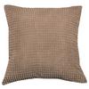 Zierkissen Halina 45x45 Cm Polyester Taupe Mit Zipp - Taupe, MODERN, Textil (45/45cm) - Luca Bessoni