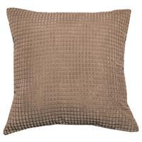 Zierkissen Halina 45x45 Cm Polyester Taupe Mit Zipp - Taupe, MODERN, Textil (45/45cm) - Luca Bessoni