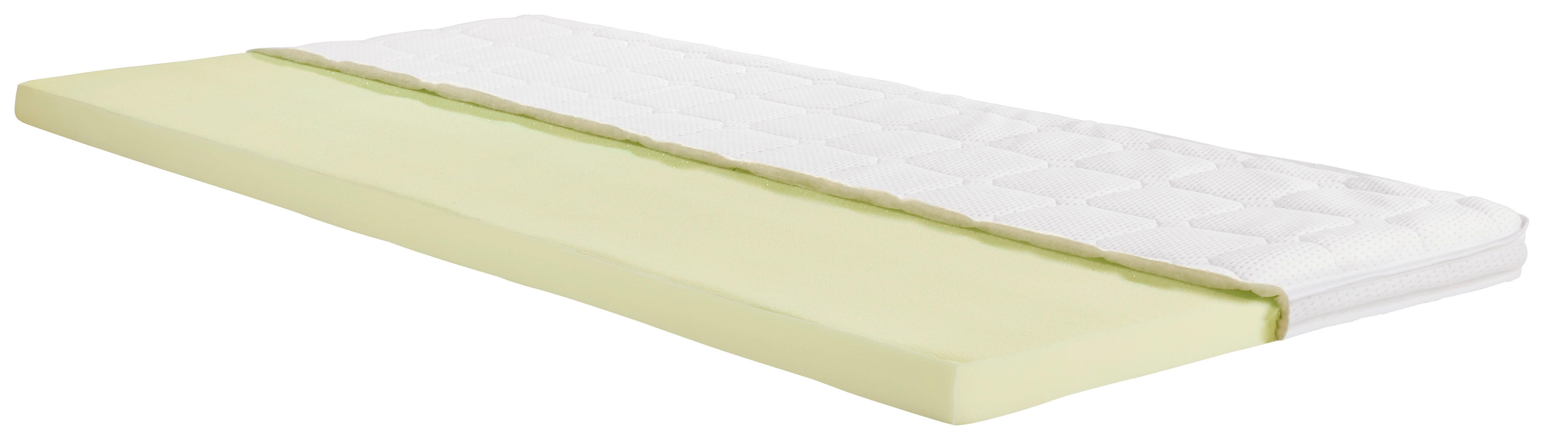 Topper 160x200 cm Kaltschaumkern - Weiß, KONVENTIONELL, Textil (160/200cm) - Ele
