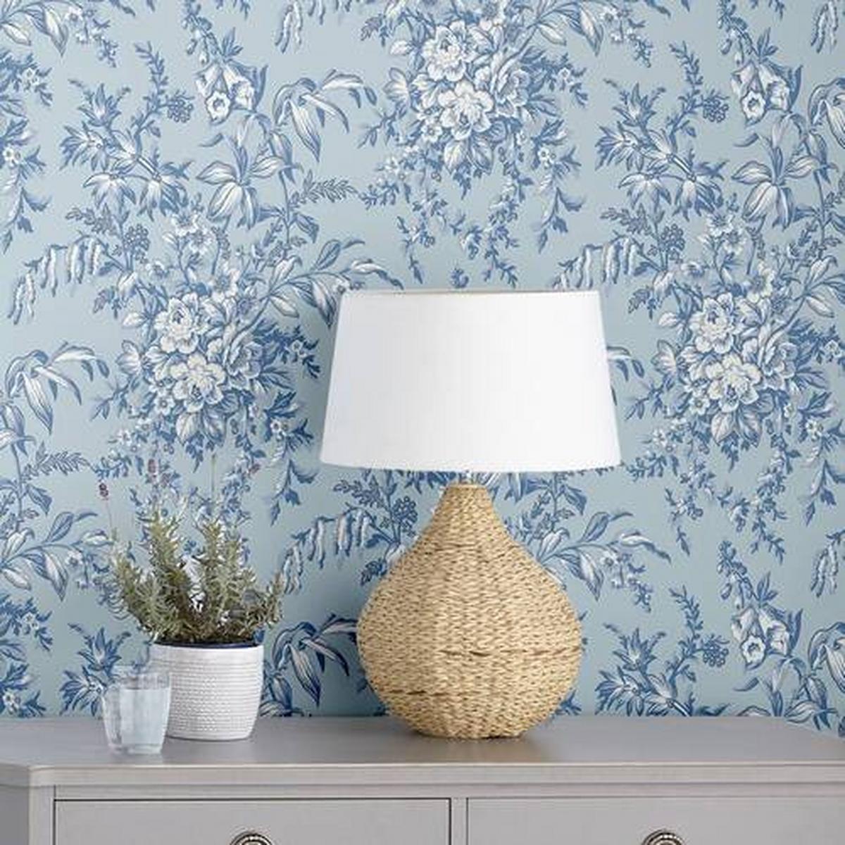 Vliestapete 115251 - Blau, Basics, Papier/Kunststoff (52/1005cm)