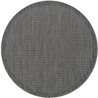 Outdoor-teppich Giza Schwarz 200 Cm, In- & Outdoor - Schwarz, Basics, Textil (200cm) - Novel