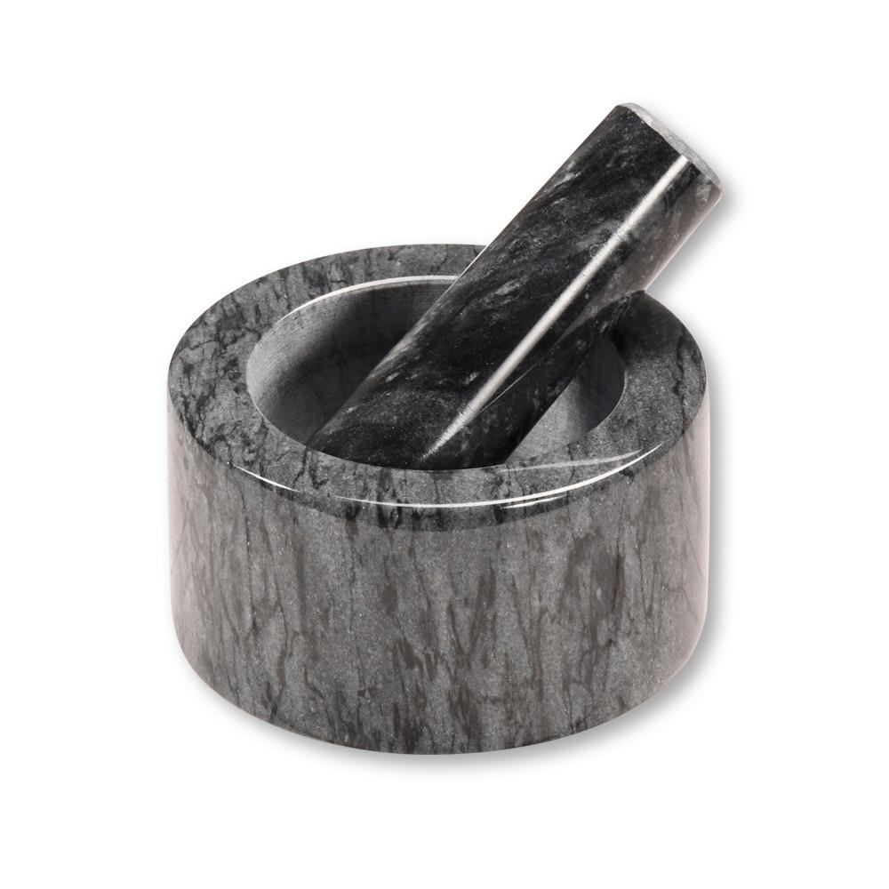 Mörserset Mörser Mit Schlegel - Schwarz, Basics, Naturmaterialien (13/13/8cm) - Kesper