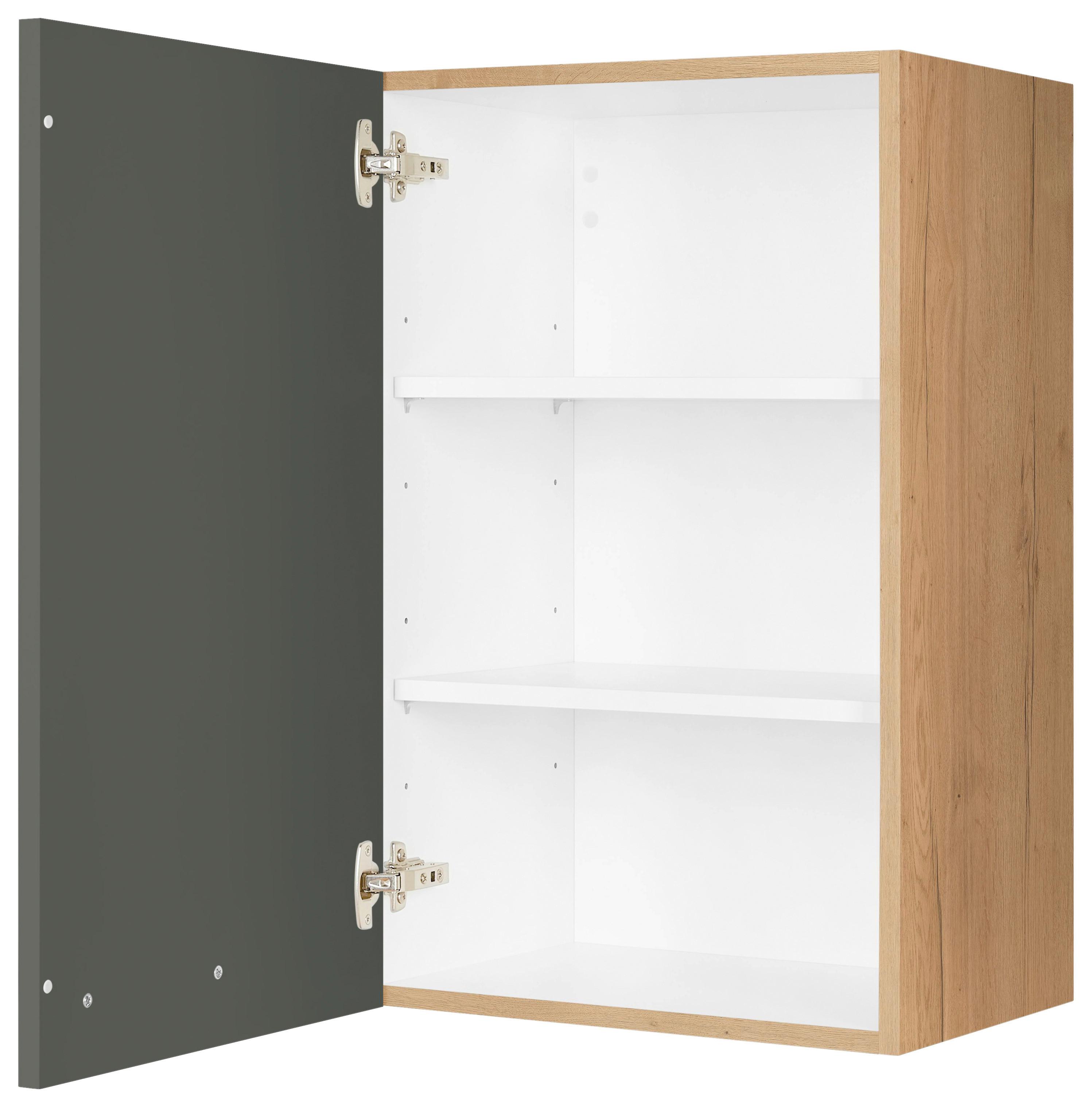Küchenoberschrank Easytouch - Eichefarben/Grün, MODERN, Holzwerkstoff (45/72/35cm) - Nobilia