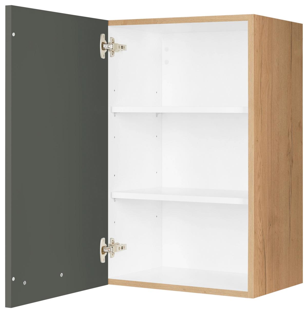 Küchenoberschrank Easytouch - Eichefarben/Grün, MODERN, Holzwerkstoff (45/72/35cm) - Nobilia