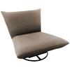Relaxsessel Cremona Taupe B: 100 Cm - Taupe/Schwarz, Design, Textil (100/78/96cm) - Livetastic