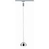 Schienensystem Urail Hängeleuchte 95457 Kugelform - Chromfarben, Design, Metall (8,7/130cm) - Paulmann