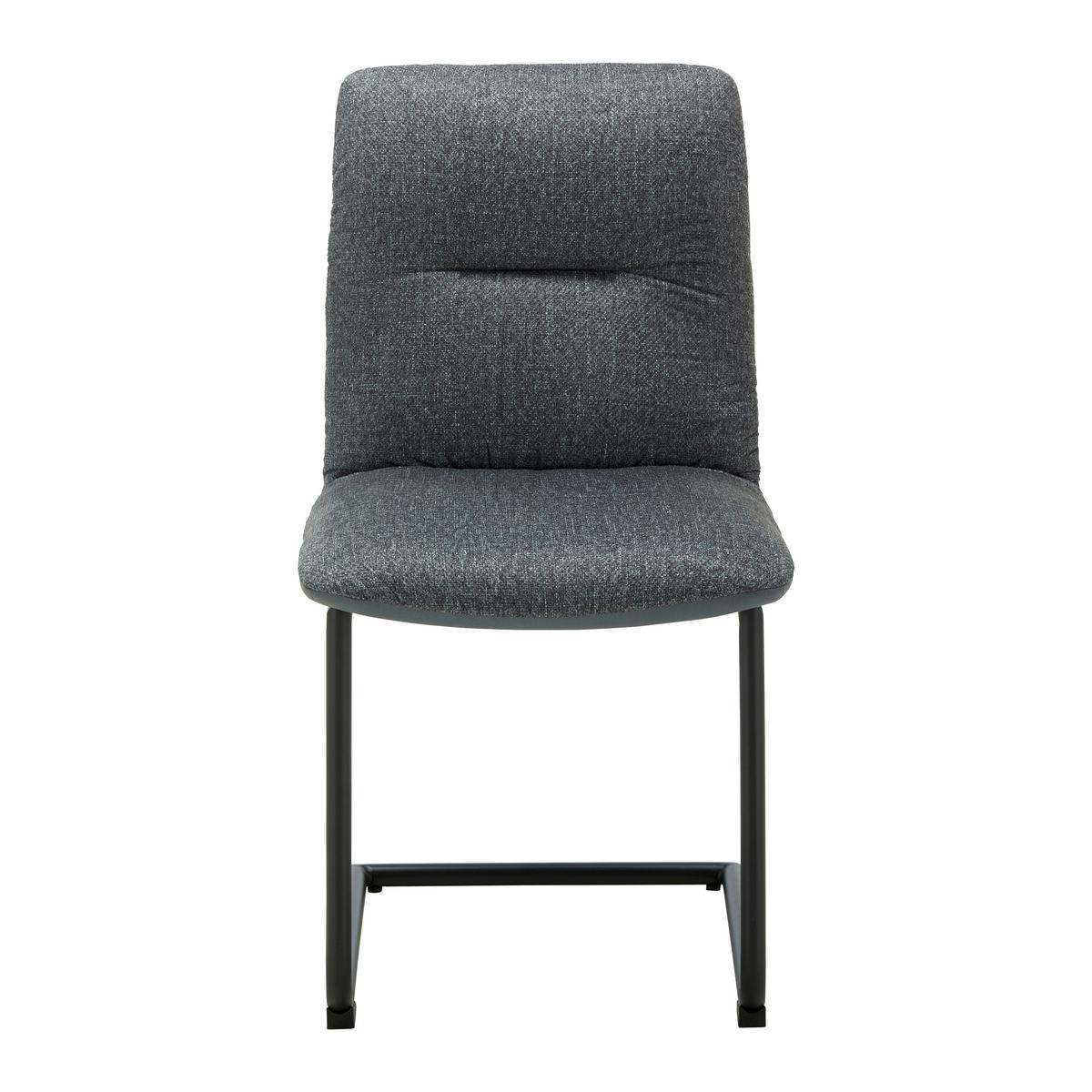 Židle SARAH šedá - šedá/černá, Moderní, kov/dřevo (49/88/59cm) - Bessagi Home