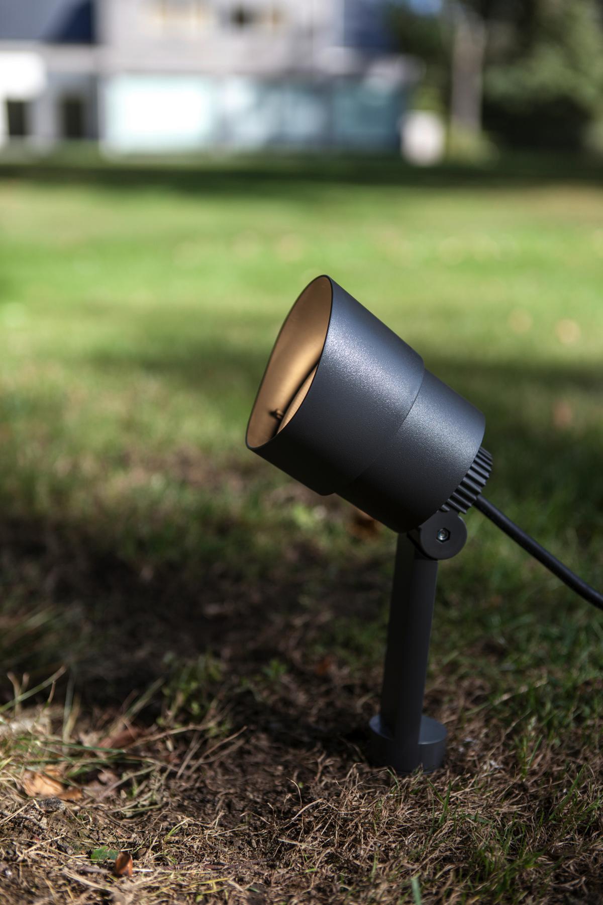 Led Außenleuchte Explorer 5,3 Watt, Aluminium - Anthrazit, Design, Metall (43,00/9,05/9,10cm)