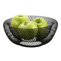 Obstkorb Schwarz D: 20,5 Cm - Schwarz, Basics, Metall (20,5/8,5cm) - Kesper