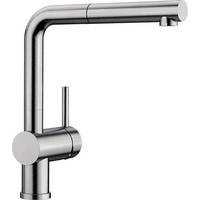 Küchenarmatur Blanco Linus-s Edelstahl Schwenkbar Hochdruck - Edelstahlfarben, Metall (28,4cm)