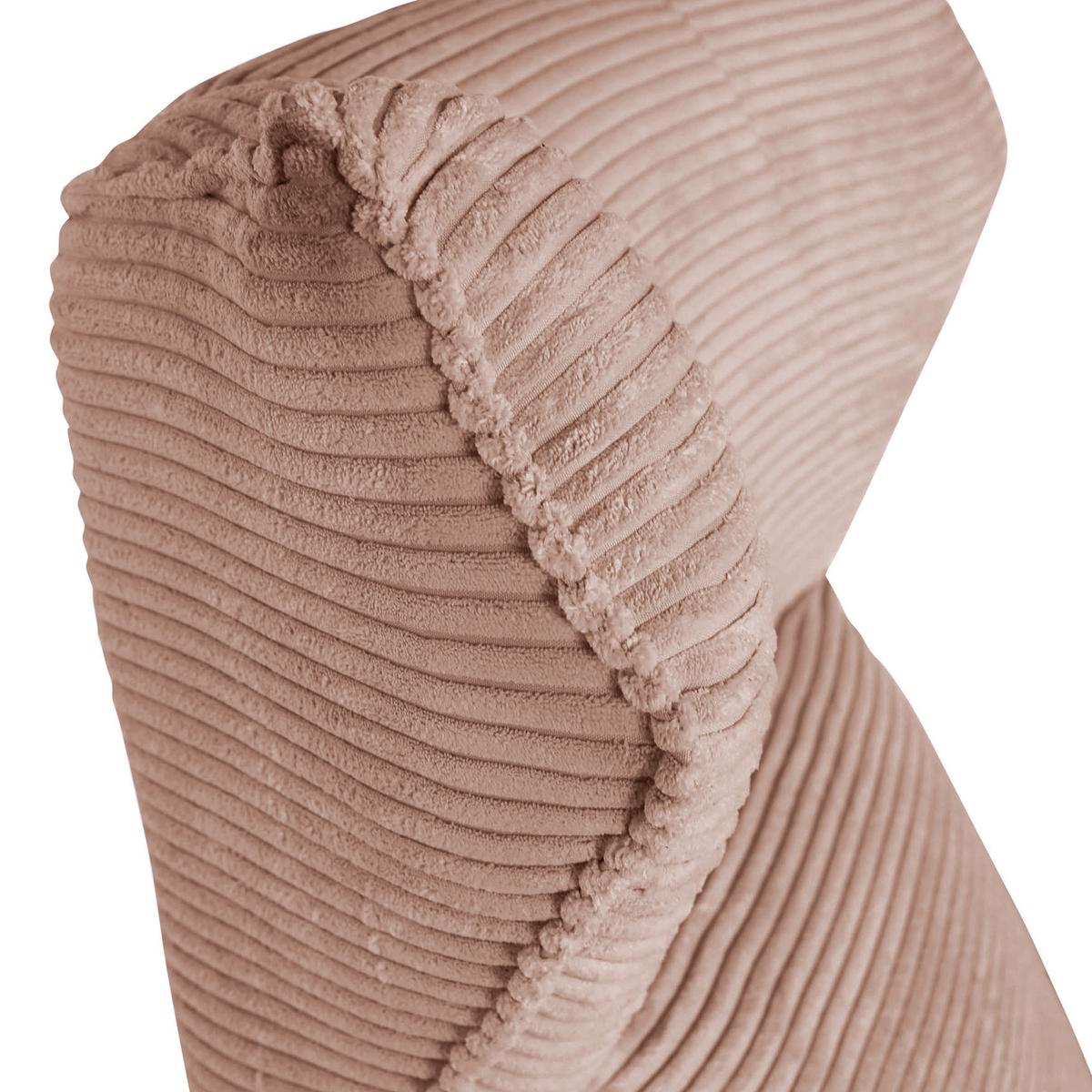 Ohrensessel Lorris - Schwarz/Rosa, KONVENTIONELL, Textil (83/110/92cm) - MID.YOU