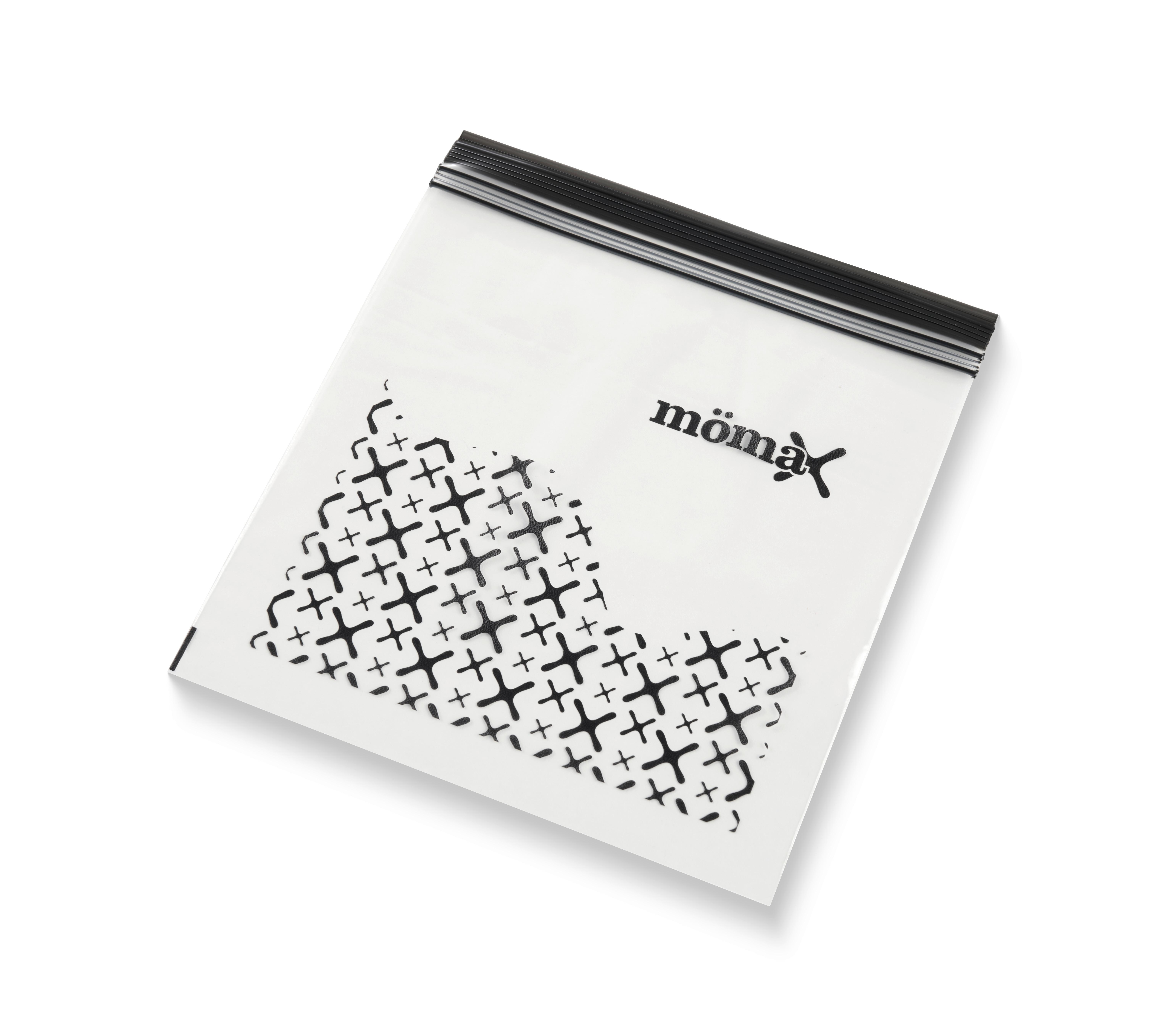 Vrecko na potraviny MICHI - 1L - číra/čierna, Konventionell, plast (18/18cm) - Mömax