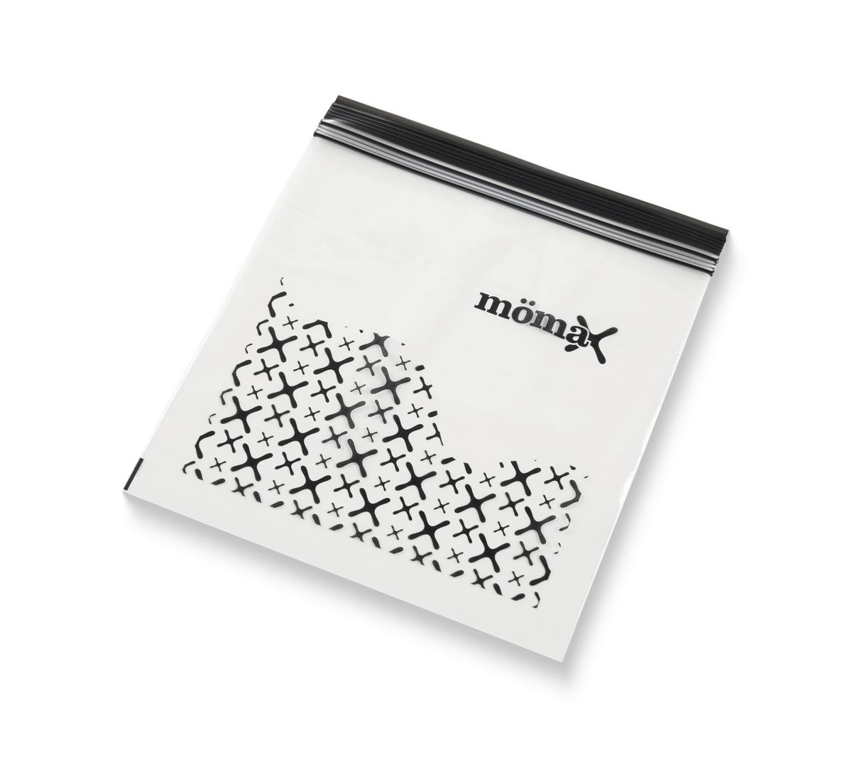 Vrecko na potraviny MICHI - 1L - číra/čierna, Konventionell, plast (18/18cm) - Mömax