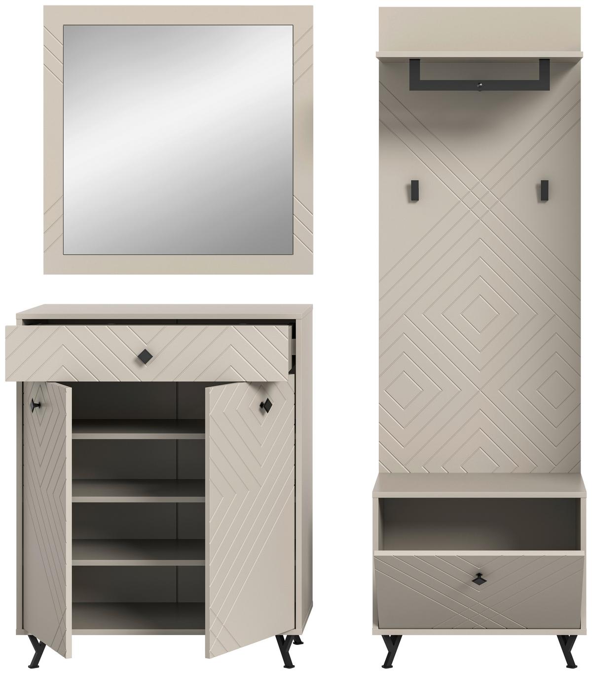 PREDSIEŇOVÝ NÁBYTOK NOTES - Design, kompozitné drevo (195/190/35cm) - MID.YOU