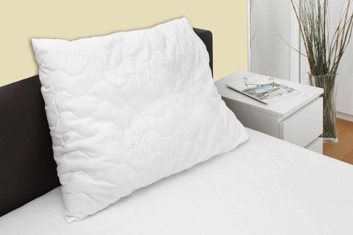 Polster Aloe Vera 70x90 Cm Mikrofaser Mit Aloe Vera - Weiß, KONVENTIONELL, Textil (70/90cm) - Ele