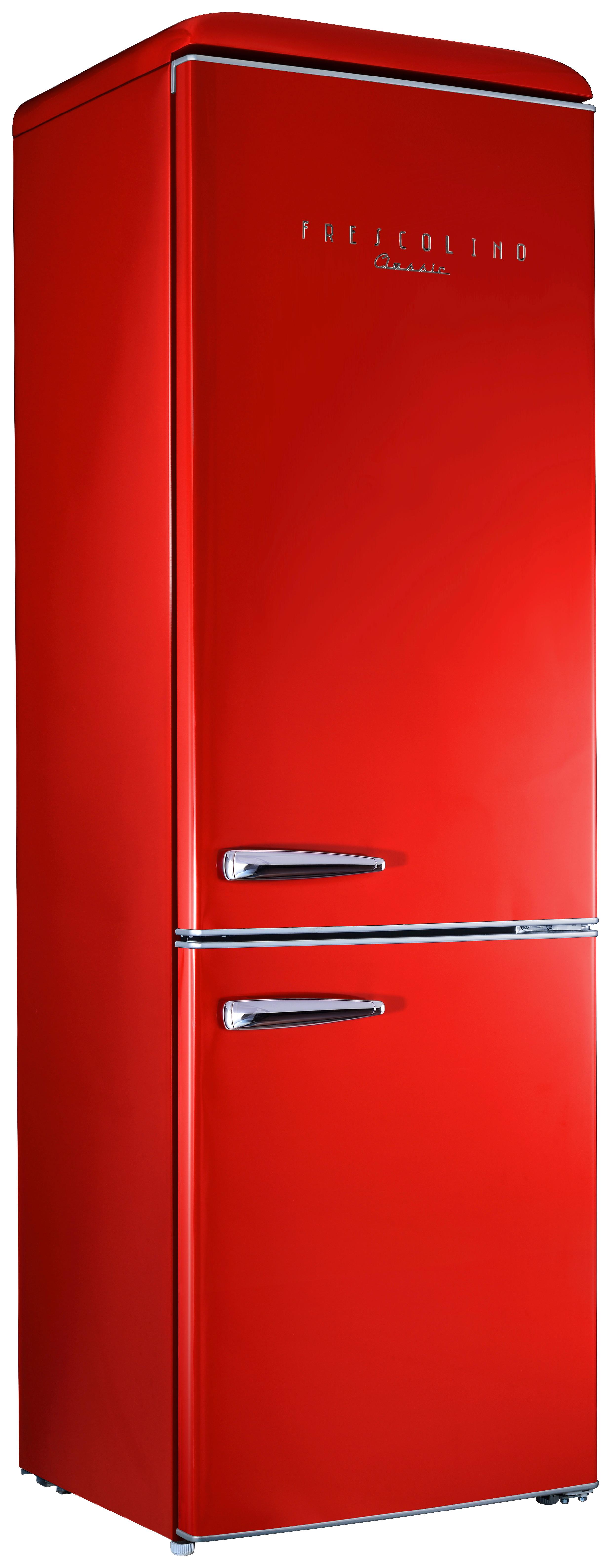 Kühlschrank Frescolino Classic 300L - Rot, Basics, Metall (59,90/62,8/192cm)