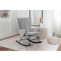 Hintaszék Melorie 125 - szürke, Design, textil/fa (65/95/86cm) - Kayoom