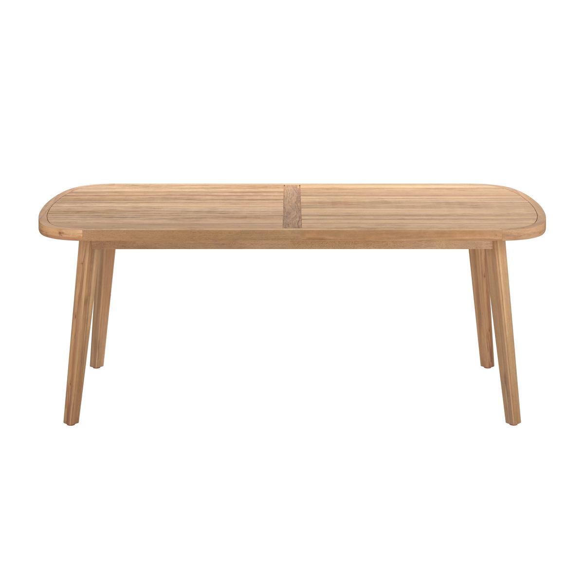 Gartentisch Talinn - Akaziefarben, MODERN, Holz (200/100/77cm) - Beldano