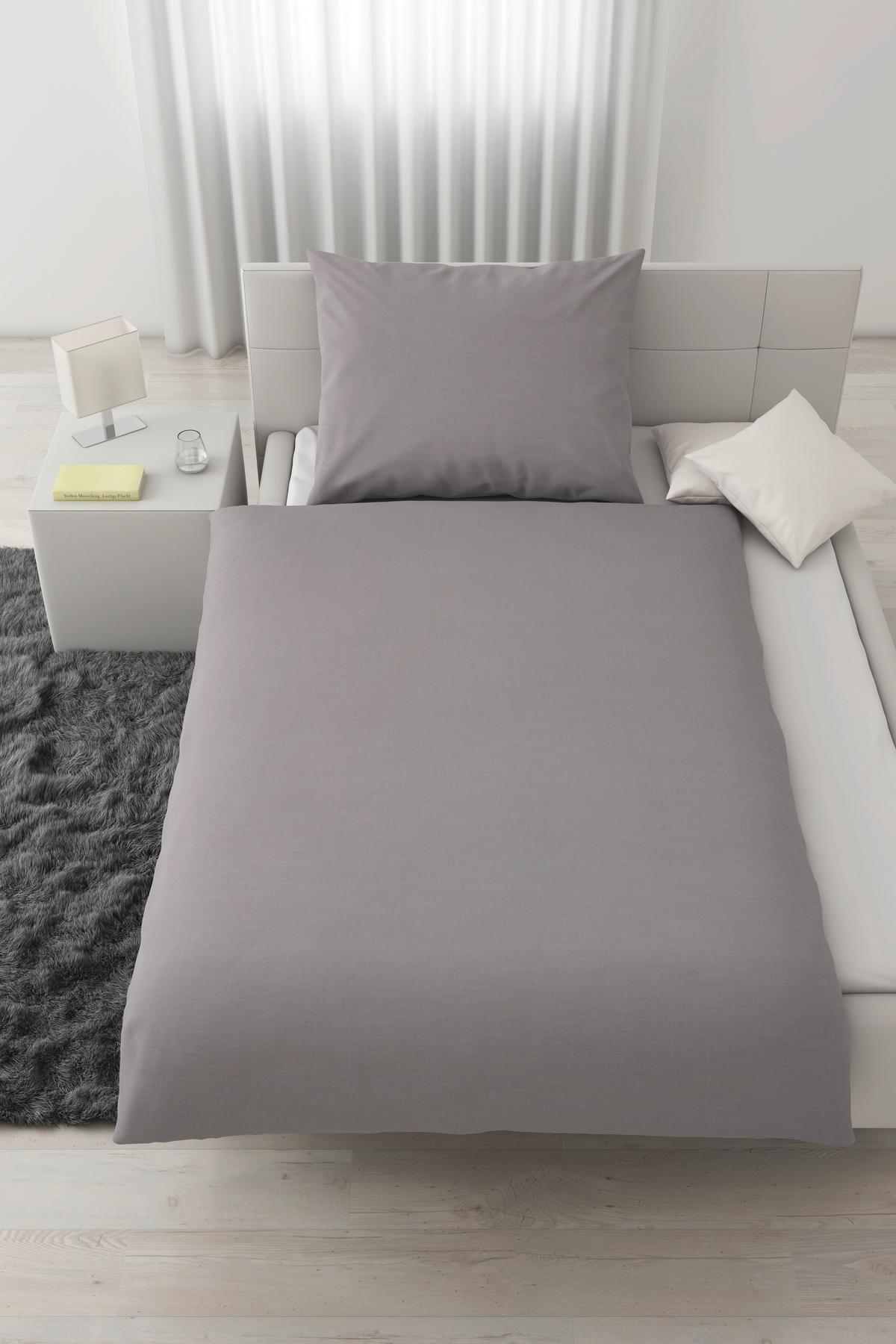 POVLEČENÍ Ilvy, 140/200cm, svetlozelená - šedá, Moderní, textil (140/200cm) - Modern Living
