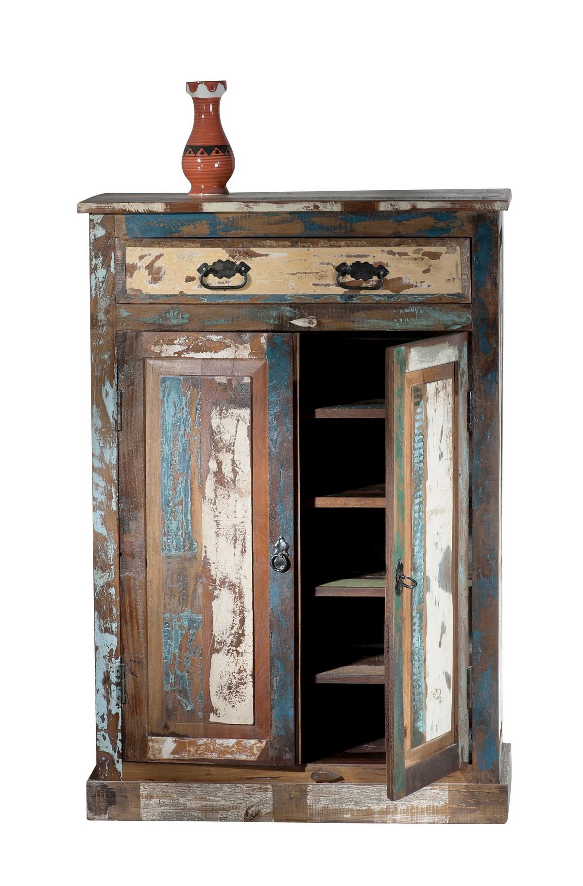 HIGHBOARD Multicolor B: 82cm - Multicolor, Design, Holz (82/120/40cm) - MID.YOU