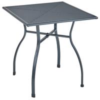 Gartentisch Toulouse Metall L 70 Cm - Anthrazit, MODERN, Metall (70/74/70cm) - Luca Bessoni