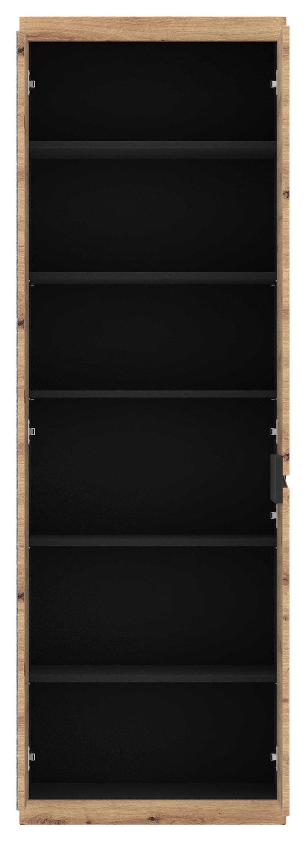 Előszobaszekrény Turino - tölgyfa színű/Artisan tölgy, Modern, faalapú anyag (65/196,5/40cm)