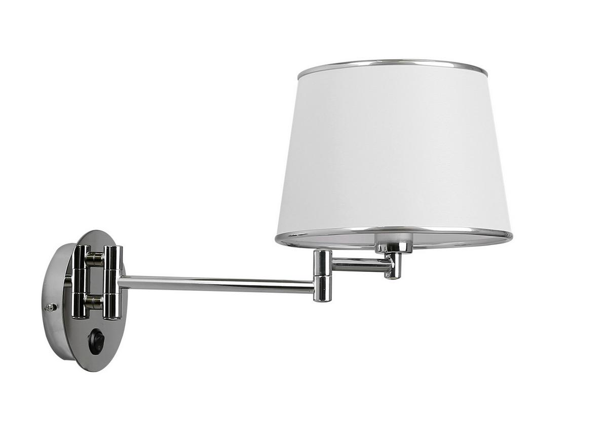 Wandleuchte 21-06066 - Chromfarben, Basics, Metall (23/23/41cm)