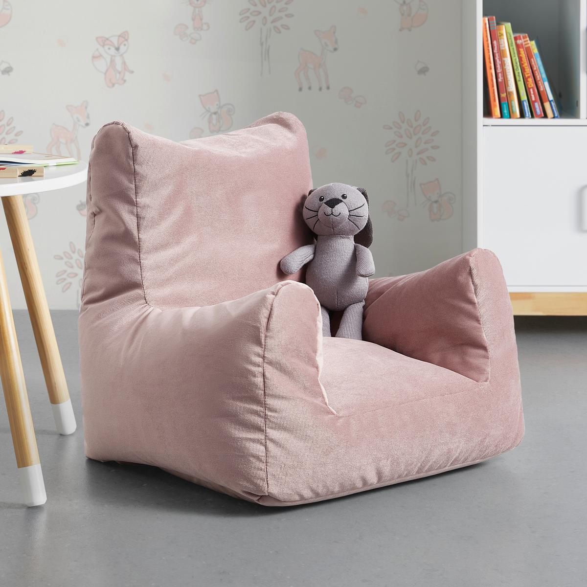 Sedací vak růžový - růžová, textil (70/55/70cm) - Modern Living