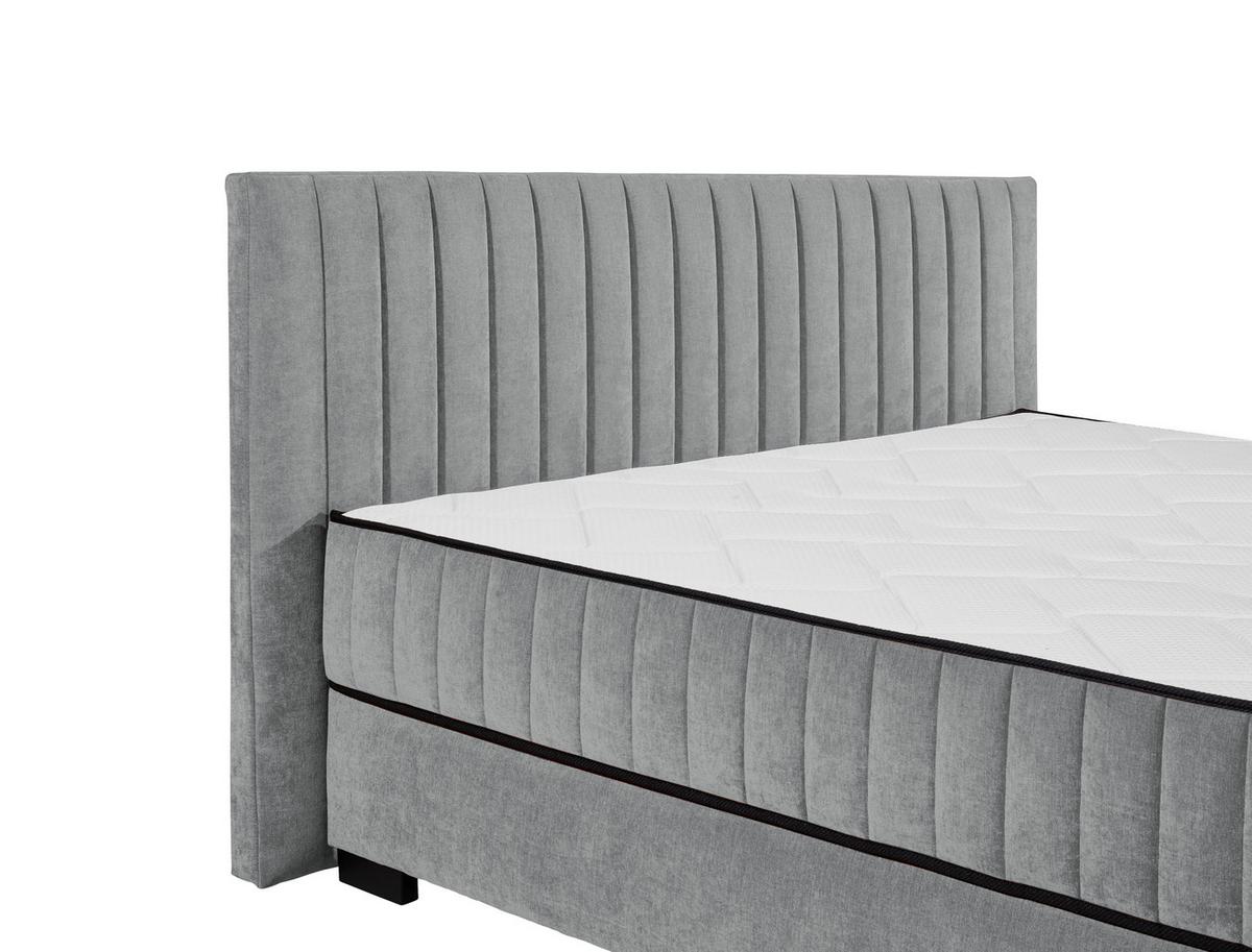 Boxbett Nagol C - Anthrazit/Schwarz, MODERN, Holzwerkstoff/Textil (180/200cm) - MID.YOU