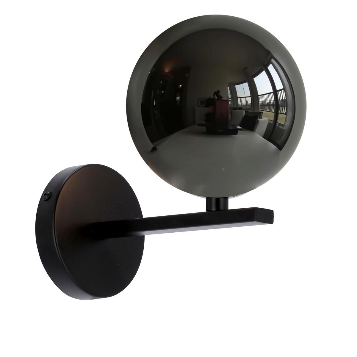 Wandleuchte 21-44129 Kama - Goldfarben/Graphitfarben, KONVENTIONELL, Metall (20/12/19cm)