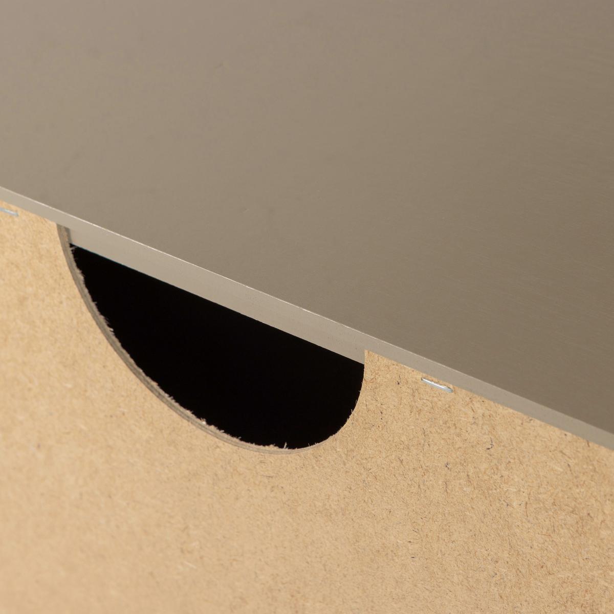 Kommode Gunnar Schlammfarben B: 94 Cm - Schlammfarben/Schwarz, Design, Holz (94/93/52cm) - Livetastic