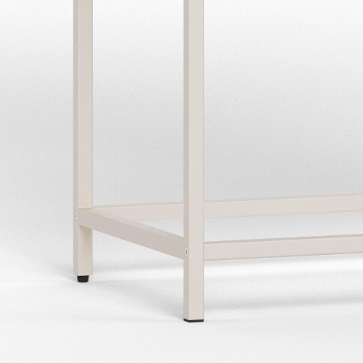 VITRÍNA SEAFORD - číra/sivá, Design, kov/kompozitné drevo (77/185,6/35cm) - MID.YOU