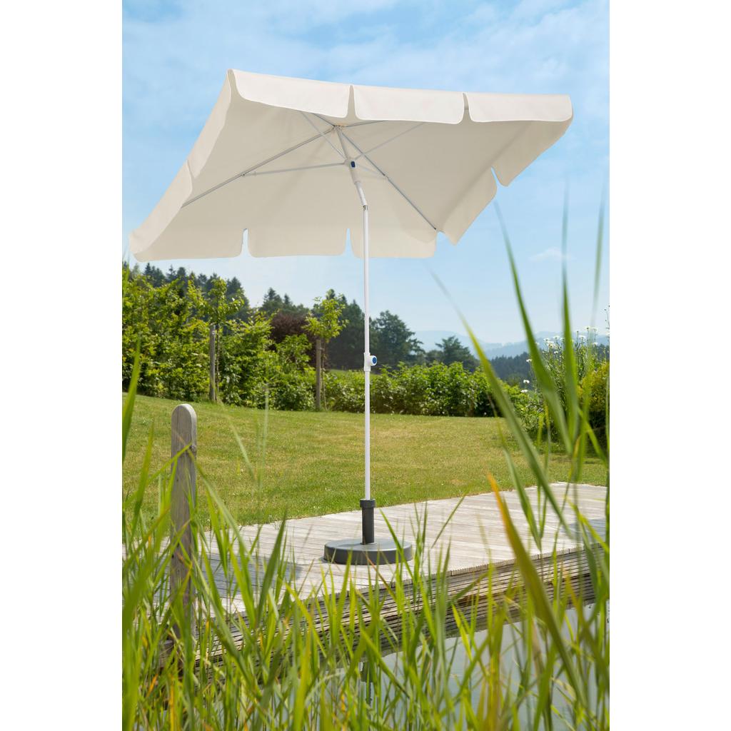 Sonnenschirm Ibiza BHT: 120x225x180 cm Naturfarben