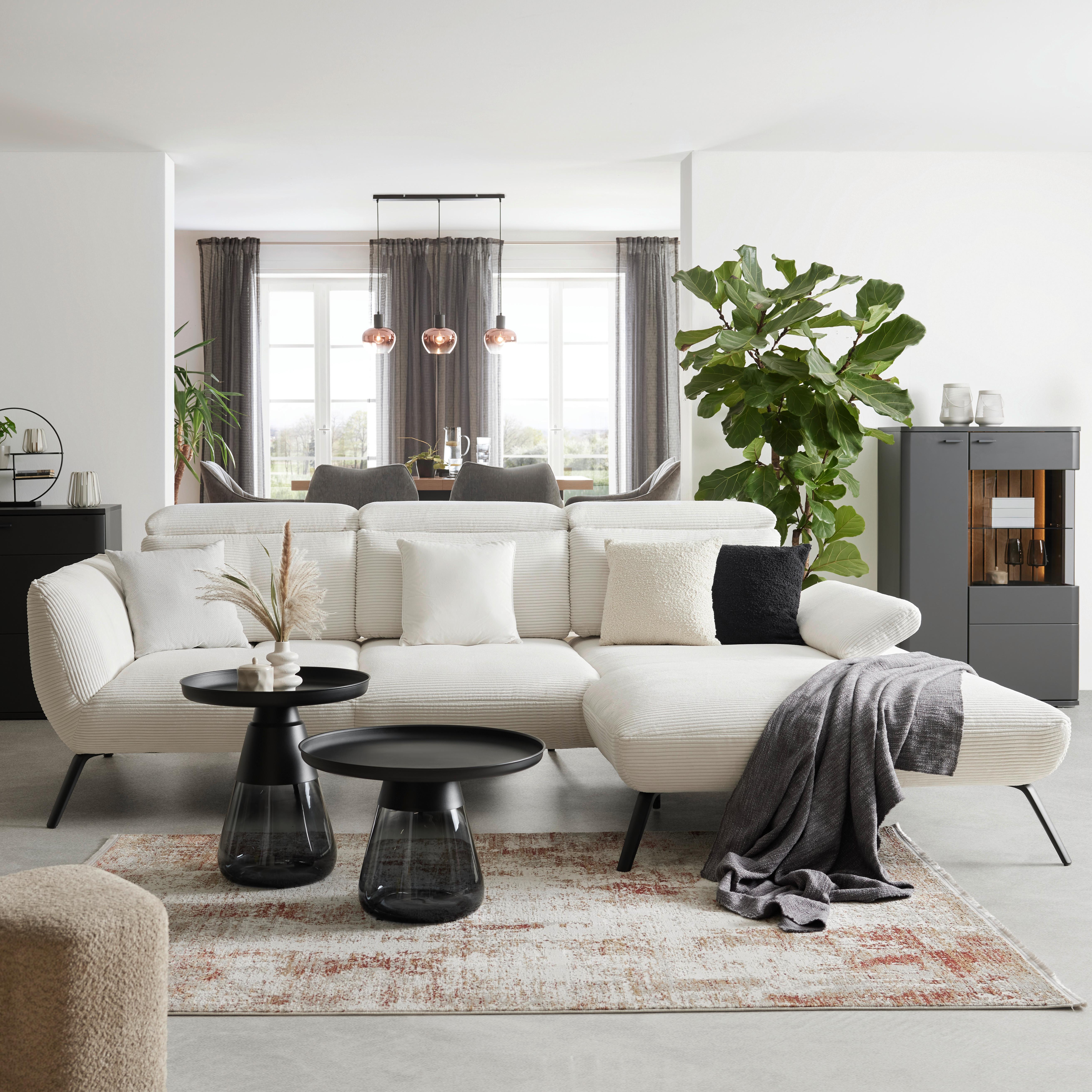 DEKORAČNÍ POLŠTÁŘ Chris, 50/50cm, šedobílá - krémová, Moderní, textil (50/50cm) - Premium Living