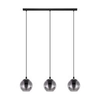 Hängeleuchte 98652 Ariscani - Schwarz, Design, Glas/Metall (26,5/19,5/72,5cm) - Eglo