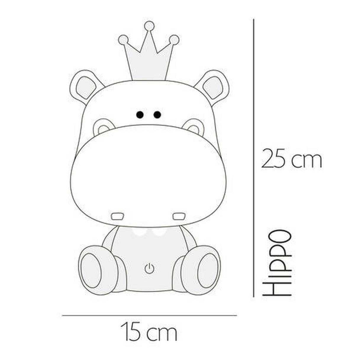 Kindertischleuchte 073/lg - Grau, Basics, Kunststoff (14/14/25cm)